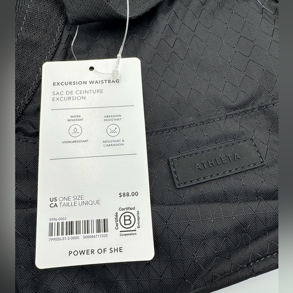 🆕 Athleta Black Excursion Waistbag - Picture 3 of 13